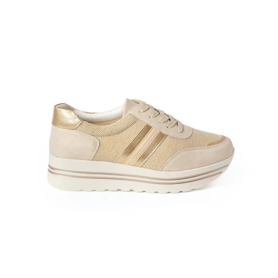 Sneakers Traspiranti Suola Ultraleggera Beige FLORA
