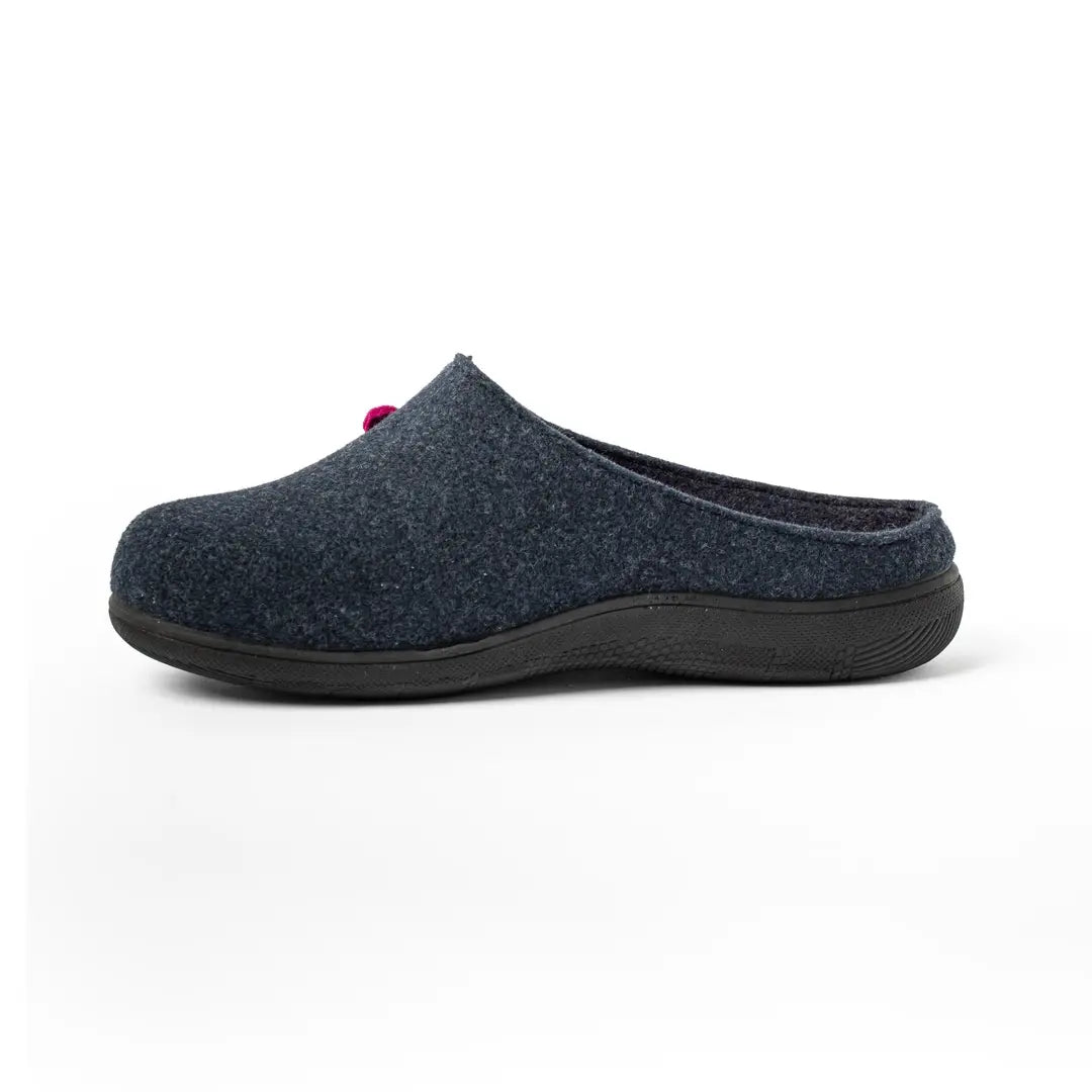 Sabot In Lana Blu LUCY
